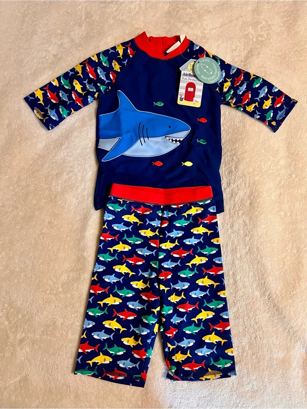 Jojo Maman Bebe Baby Boys' 2 Piece Sun Protection Suit